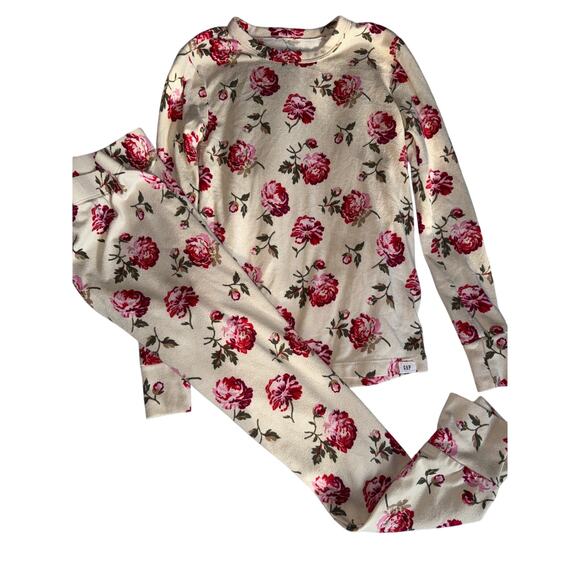 GAP KIDS 2pc floral pajama set size 8 - Picture 1 of 2